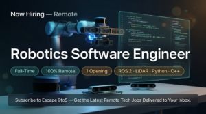 robotics engineer role