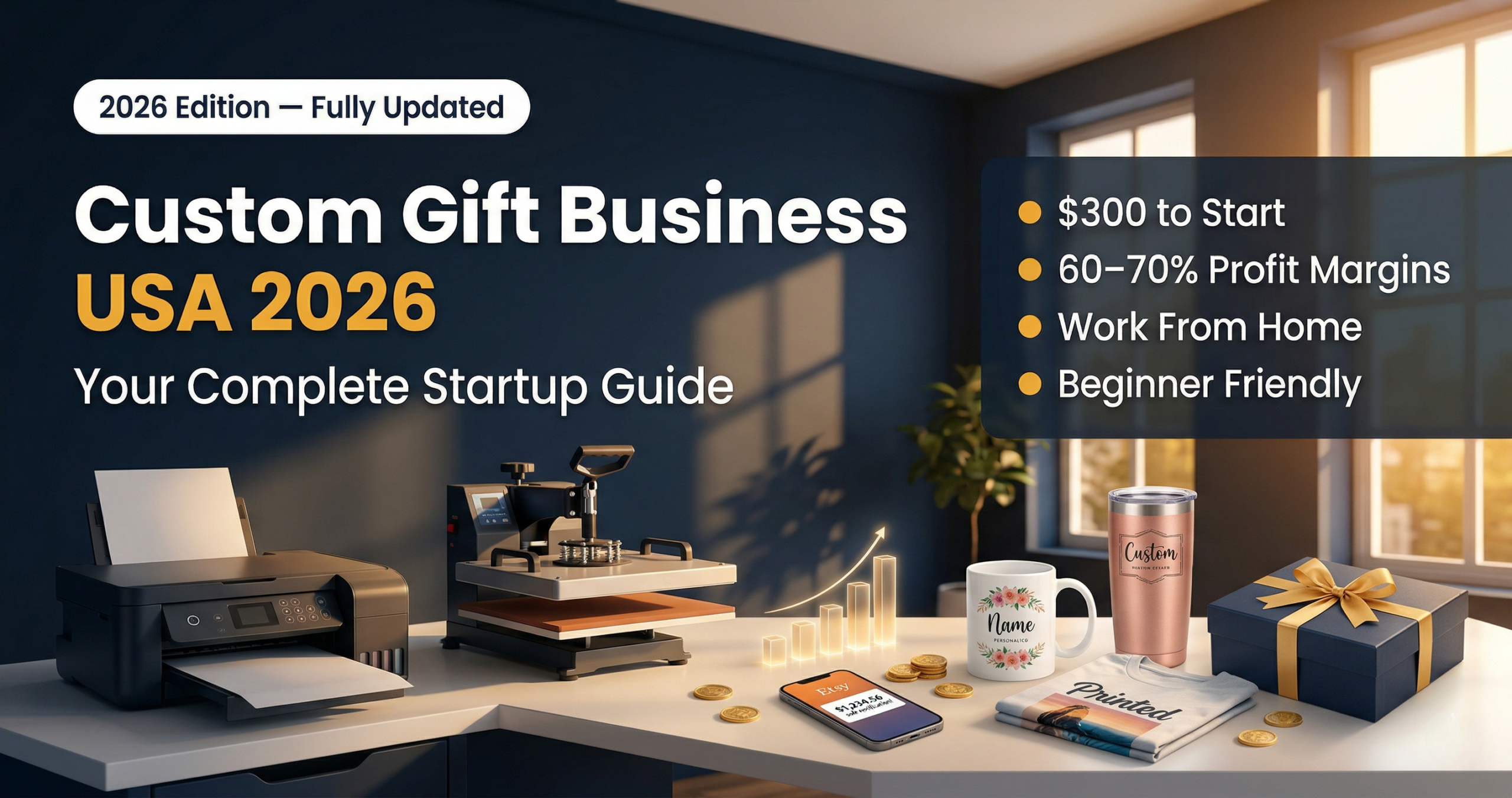 Custom Gift Business USA 2026: The Complete Guide to Starting and Growing a Profitable Personalized Products Business